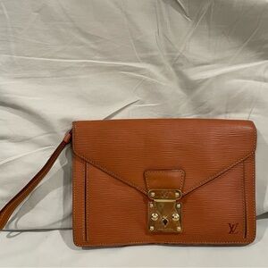 Louis Vuitton Epi Pochette Sellier Dragonne Cipango (preowned)